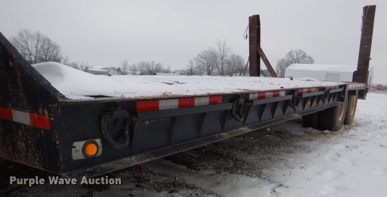 image for item DH6325 1979 Custom drop deck equipment trailer