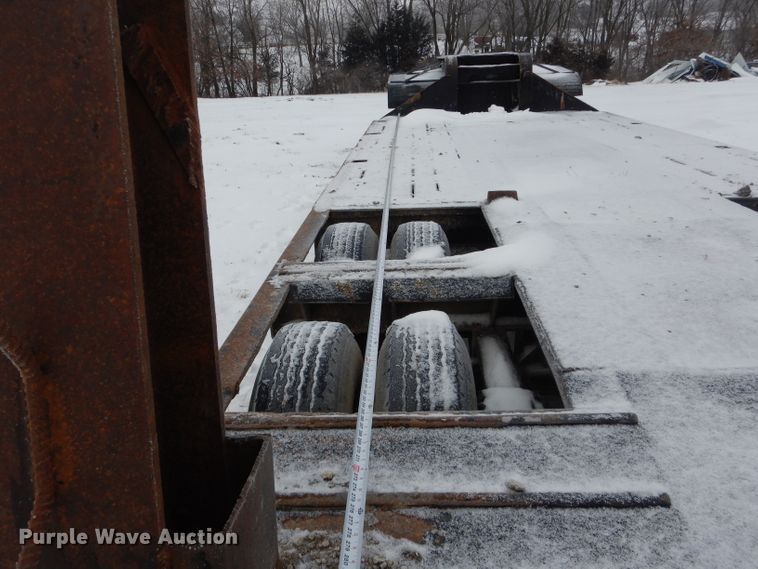 image for item DH6325 1979 Custom drop deck equipment trailer