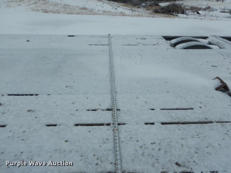 image for item DH6325 1979 Custom drop deck equipment trailer