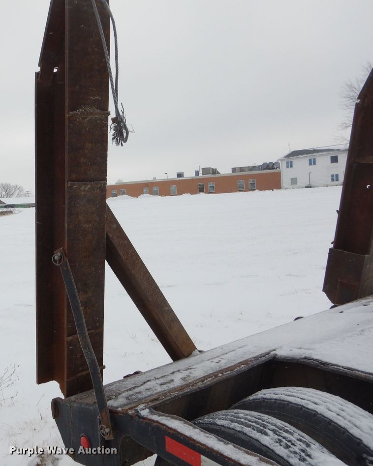 image for item DH6325 1979 Custom drop deck equipment trailer