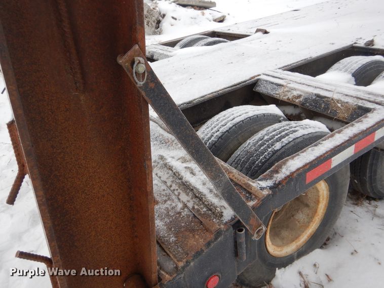 image for item DH6325 1979 Custom drop deck equipment trailer