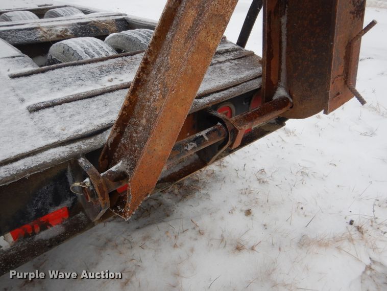 image for item DH6325 1979 Custom drop deck equipment trailer