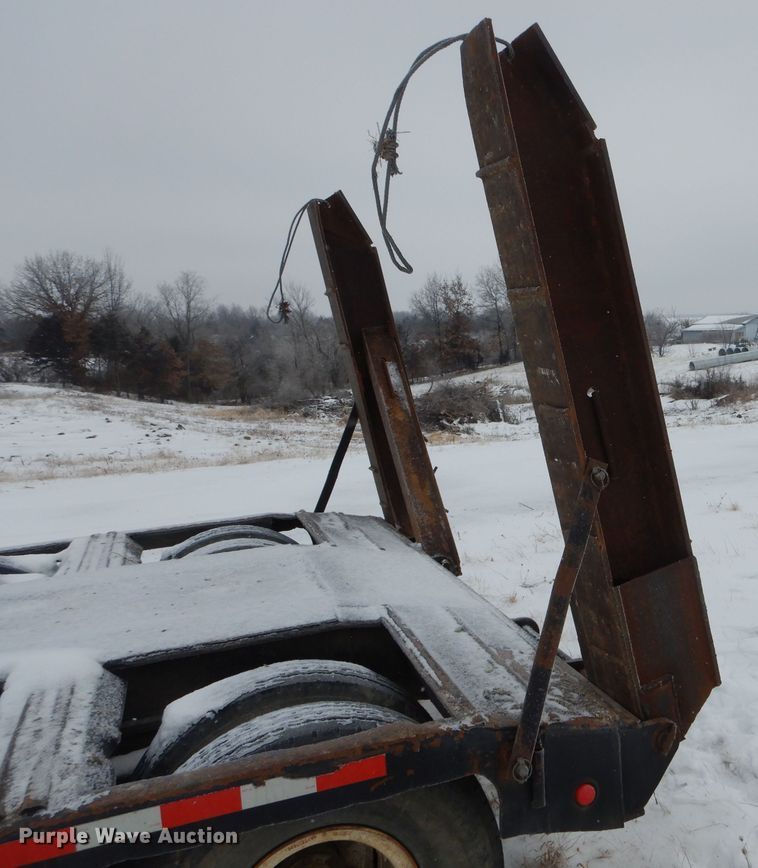 image for item DH6325 1979 Custom drop deck equipment trailer