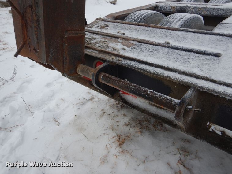 image for item DH6325 1979 Custom drop deck equipment trailer