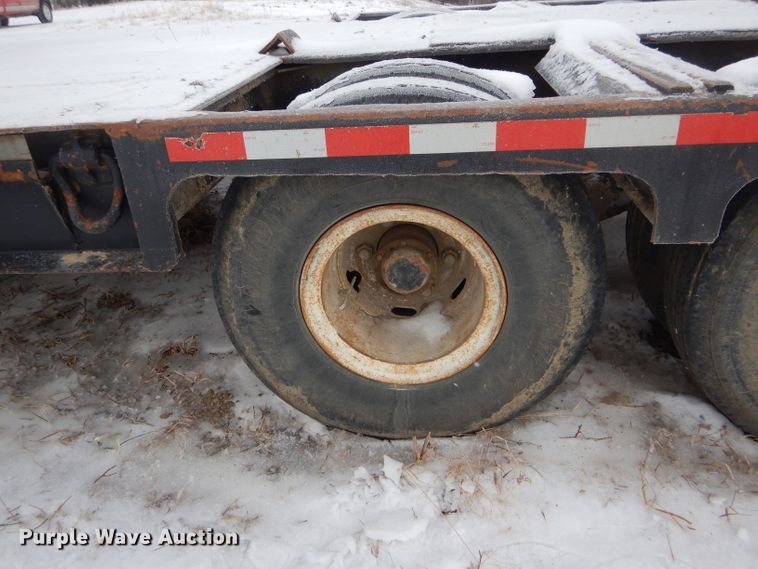 image for item DH6325 1979 Custom drop deck equipment trailer