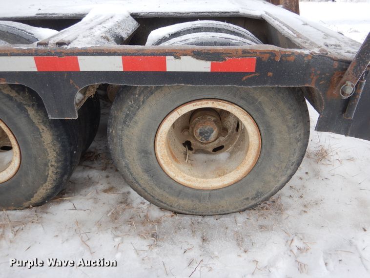 image for item DH6325 1979 Custom drop deck equipment trailer