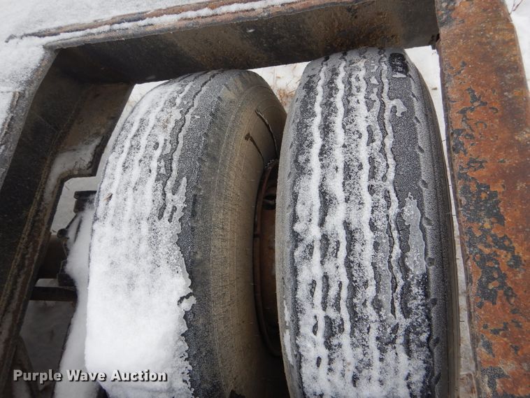 image for item DH6325 1979 Custom drop deck equipment trailer