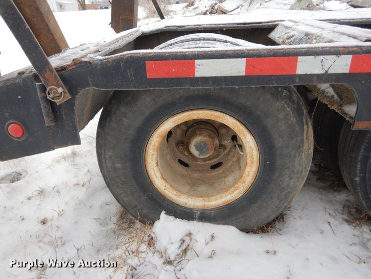 image for item DH6325 1979 Custom drop deck equipment trailer