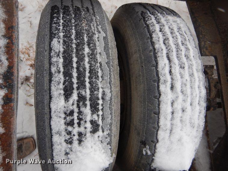 image for item DH6325 1979 Custom drop deck equipment trailer