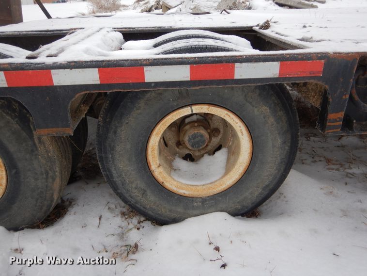image for item DH6325 1979 Custom drop deck equipment trailer