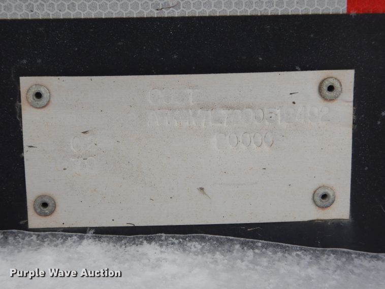 image for item DH6325 1979 Custom drop deck equipment trailer