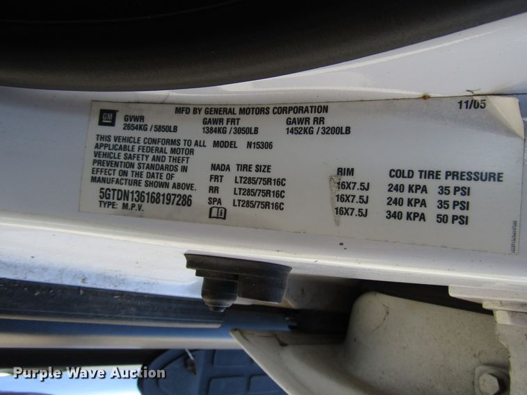 image for item DH8277 2006 Hummer H3 SUV