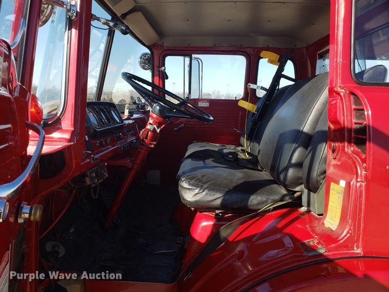 image for item EL9761 1978 Ford 8000 Seagrave aerial ladder fire truck