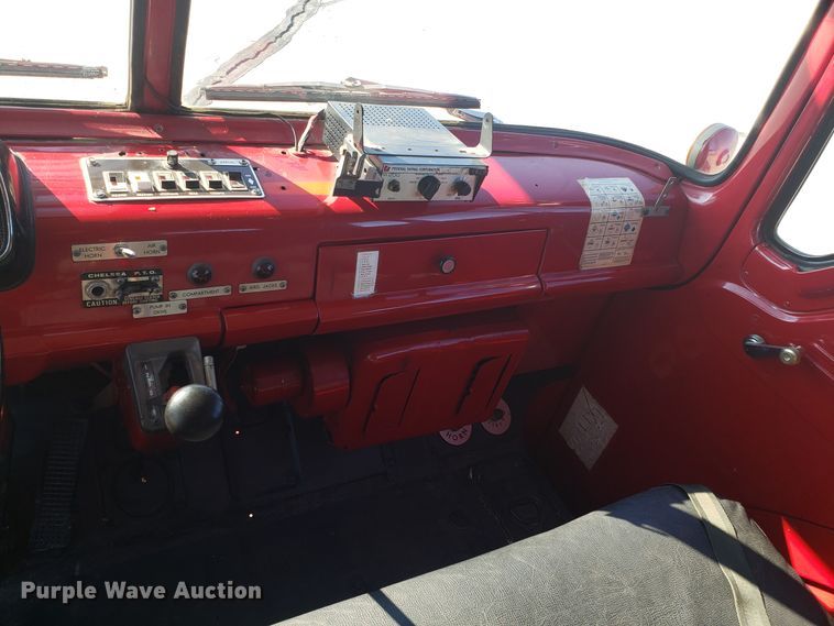 image for item EL9761 1978 Ford 8000 Seagrave aerial ladder fire truck