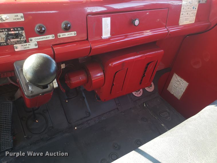 image for item EL9761 1978 Ford 8000 Seagrave aerial ladder fire truck