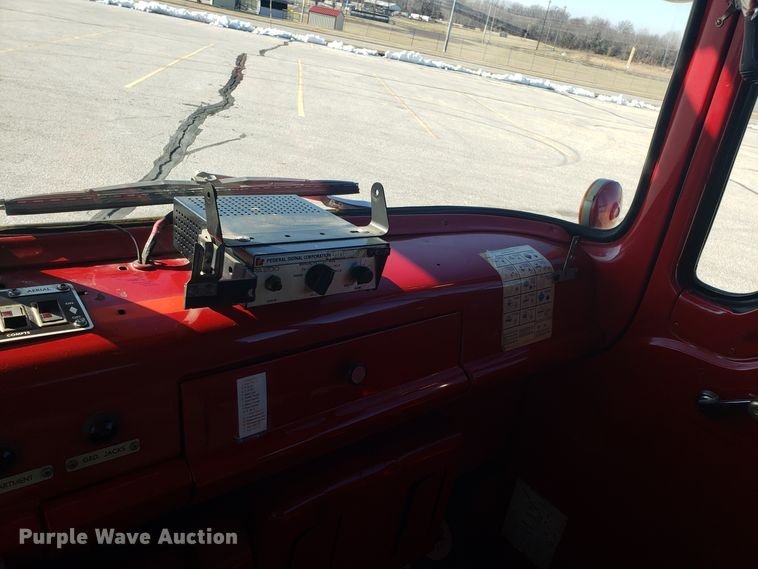 image for item EL9761 1978 Ford 8000 Seagrave aerial ladder fire truck