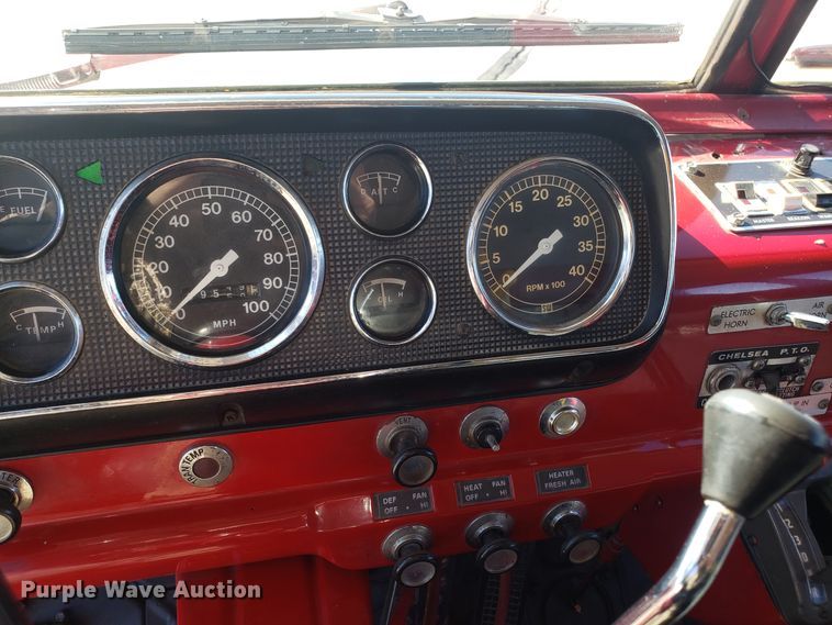 image for item EL9761 1978 Ford 8000 Seagrave aerial ladder fire truck