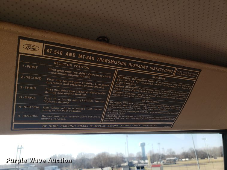 image for item EL9761 1978 Ford 8000 Seagrave aerial ladder fire truck