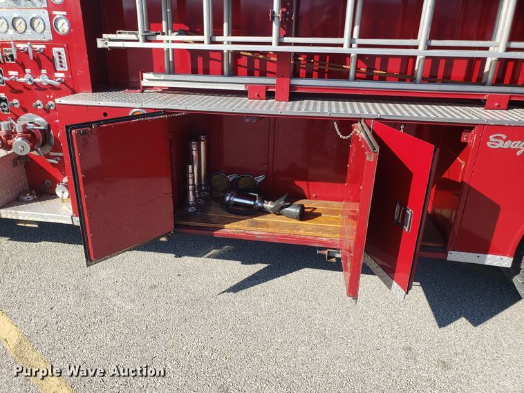 image for item EL9761 1978 Ford 8000 Seagrave aerial ladder fire truck