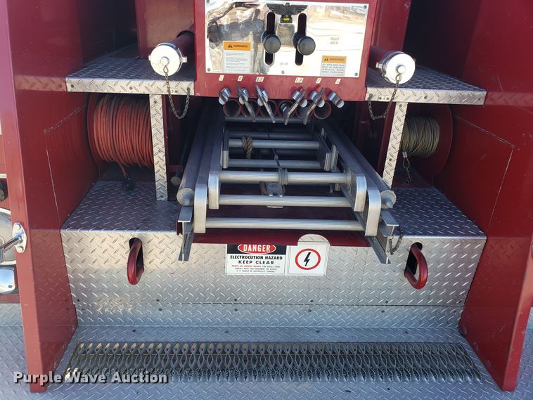 image for item EL9761 1978 Ford 8000 Seagrave aerial ladder fire truck