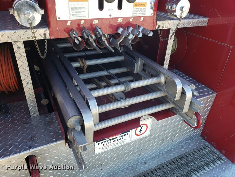 image for item EL9761 1978 Ford 8000 Seagrave aerial ladder fire truck