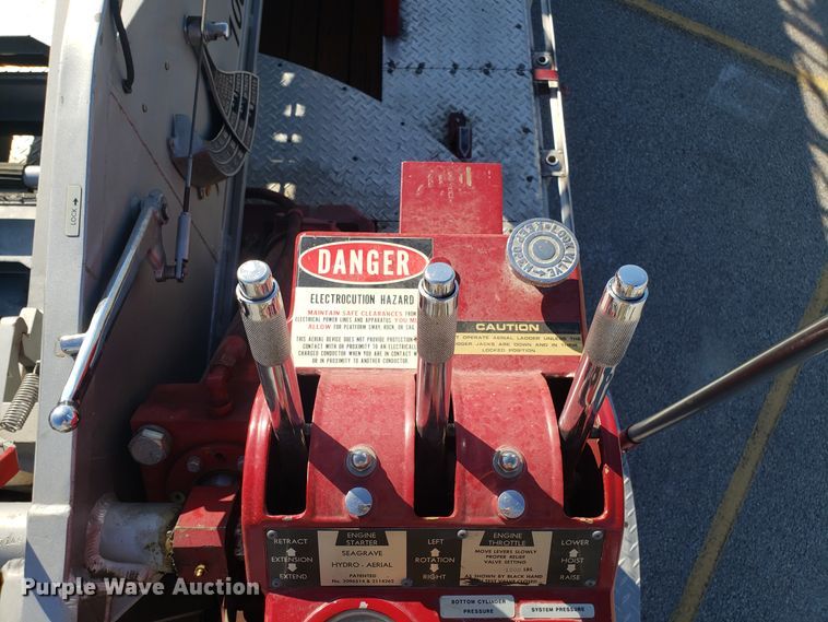 image for item EL9761 1978 Ford 8000 Seagrave aerial ladder fire truck