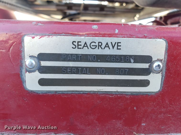 image for item EL9761 1978 Ford 8000 Seagrave aerial ladder fire truck