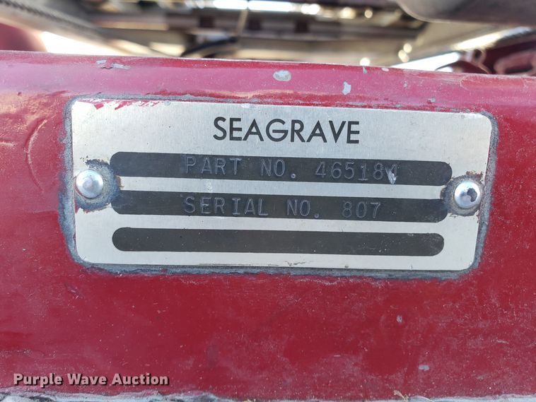 image for item EL9761 1978 Ford 8000 Seagrave aerial ladder fire truck