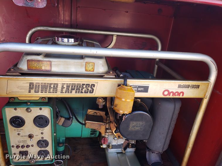 image for item EL9761 1978 Ford 8000 Seagrave aerial ladder fire truck