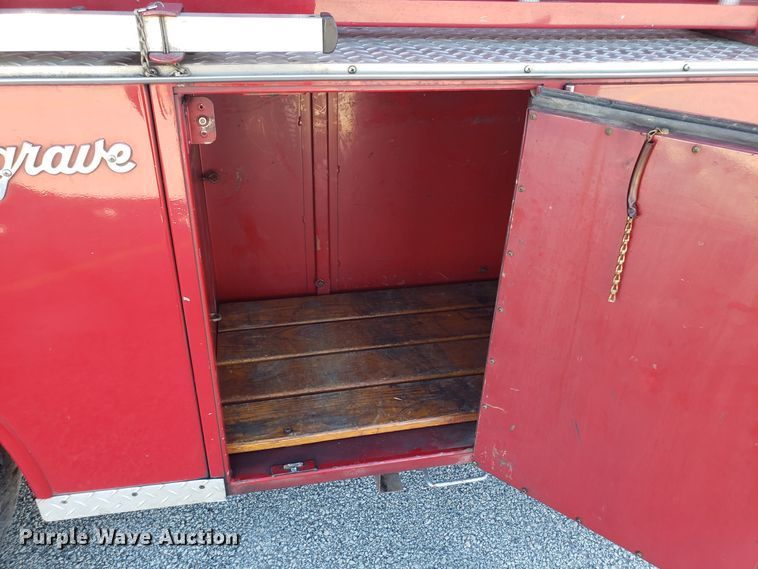 image for item EL9761 1978 Ford 8000 Seagrave aerial ladder fire truck