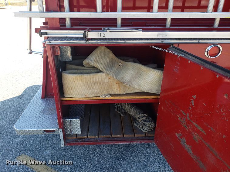 image for item EL9761 1978 Ford 8000 Seagrave aerial ladder fire truck