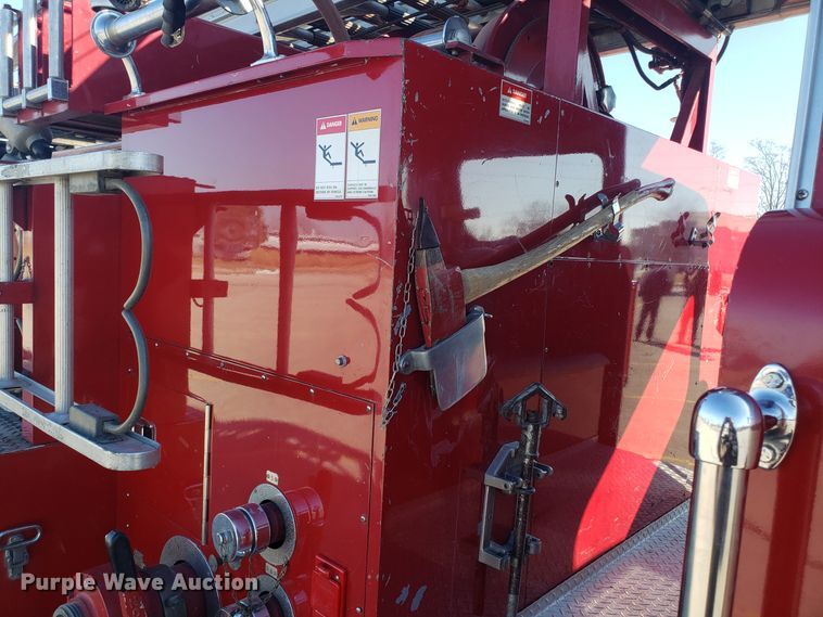 image for item EL9761 1978 Ford 8000 Seagrave aerial ladder fire truck
