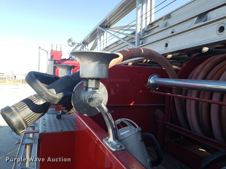 image for item EL9761 1978 Ford 8000 Seagrave aerial ladder fire truck