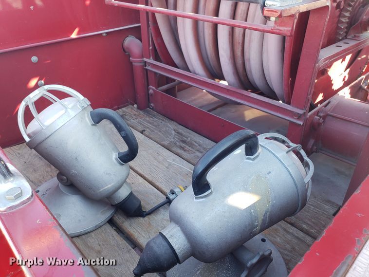 image for item EL9761 1978 Ford 8000 Seagrave aerial ladder fire truck