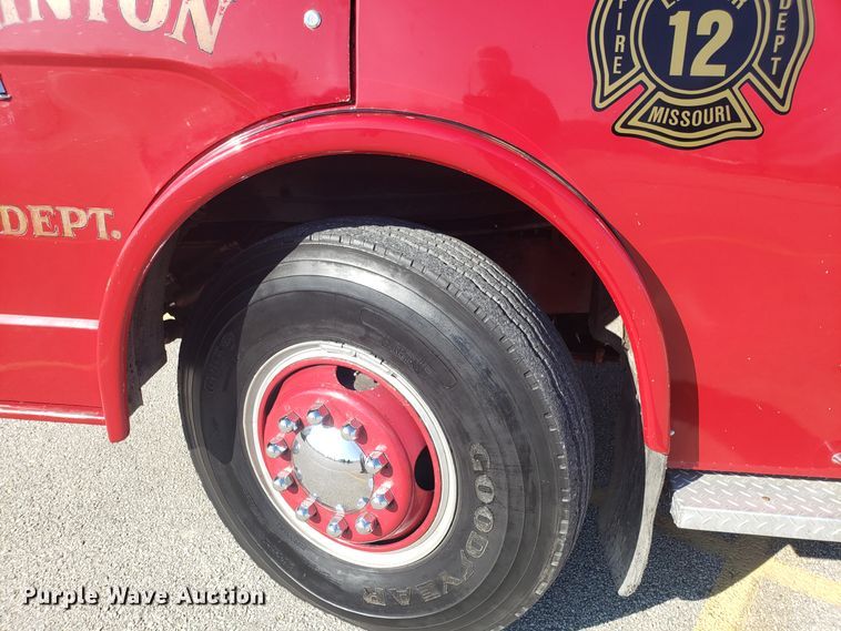 image for item EL9761 1978 Ford 8000 Seagrave aerial ladder fire truck