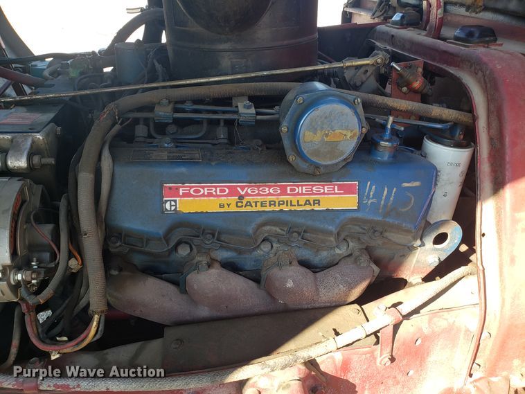 image for item EL9761 1978 Ford 8000 Seagrave aerial ladder fire truck