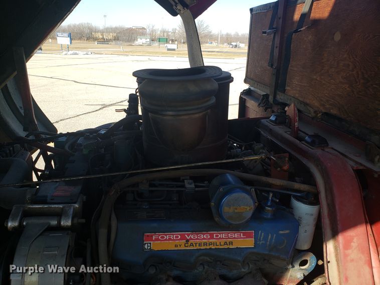 image for item EL9761 1978 Ford 8000 Seagrave aerial ladder fire truck