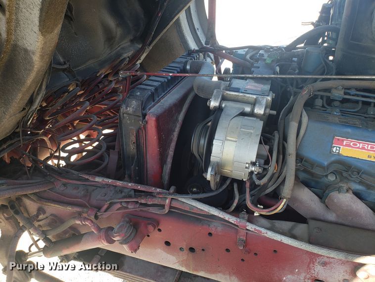 image for item EL9761 1978 Ford 8000 Seagrave aerial ladder fire truck