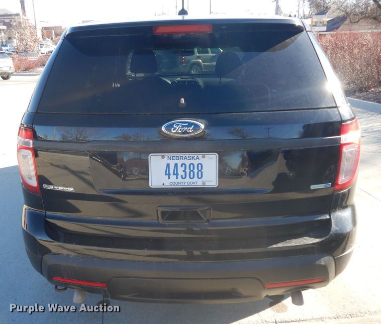 image for item ER9799 2013 Ford Explorer Police SUV