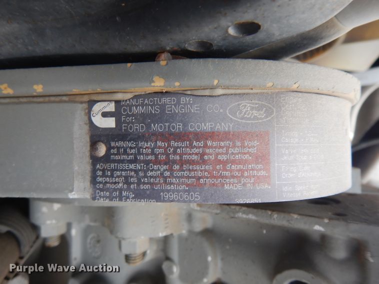 image for item ER9841 1997 Ford L8000 dump truck