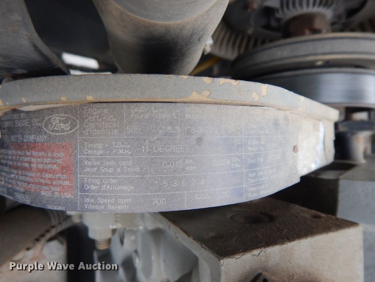 image for item ER9841 1997 Ford L8000 dump truck