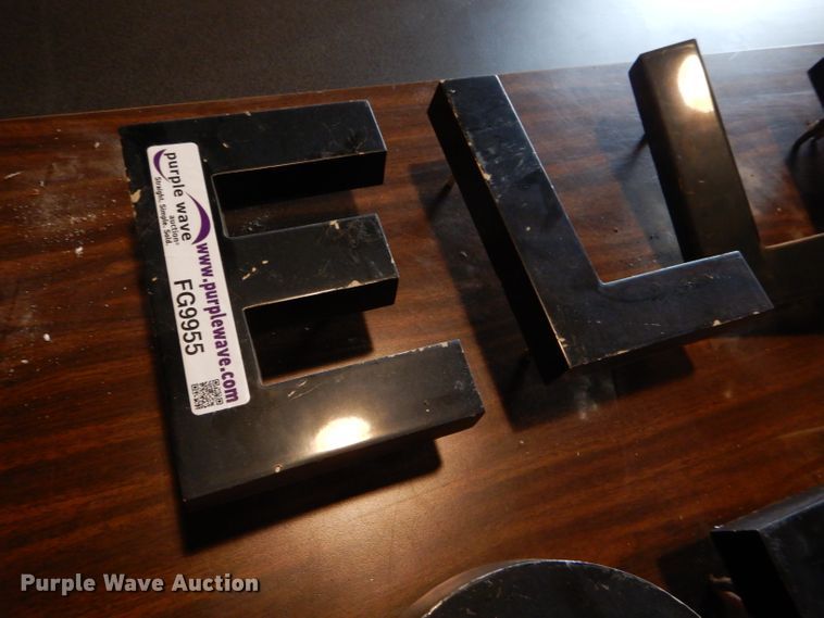 image for item FG9955 Metal letters