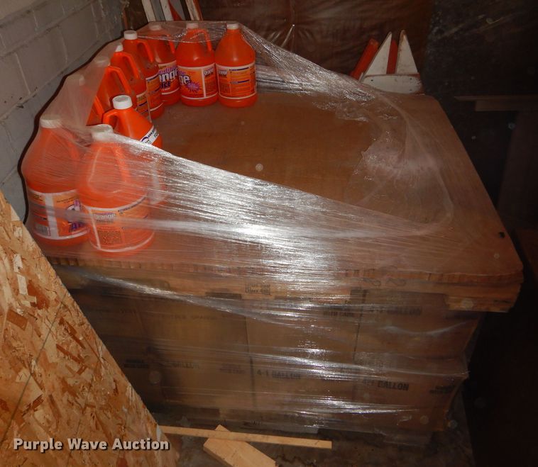 image for item FG9957 Approximately 106 one gallon jugs of Incredible Orange anti-ice