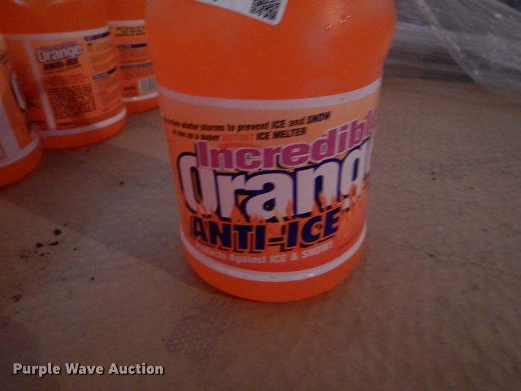 image for item FG9957 Approximately 106 one gallon jugs of Incredible Orange anti-ice