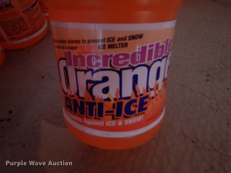 image for item FG9957 Approximately 106 one gallon jugs of Incredible Orange anti-ice