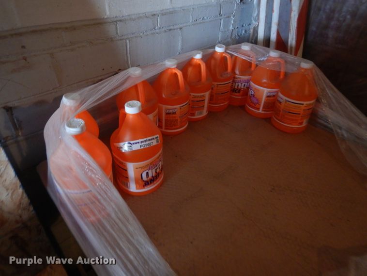 image for item FG9957 Approximately 106 one gallon jugs of Incredible Orange anti-ice
