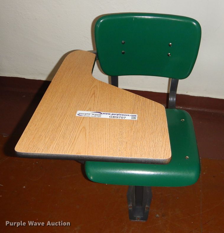 image for item GB9707 Approximately 50 floor mounted school desks