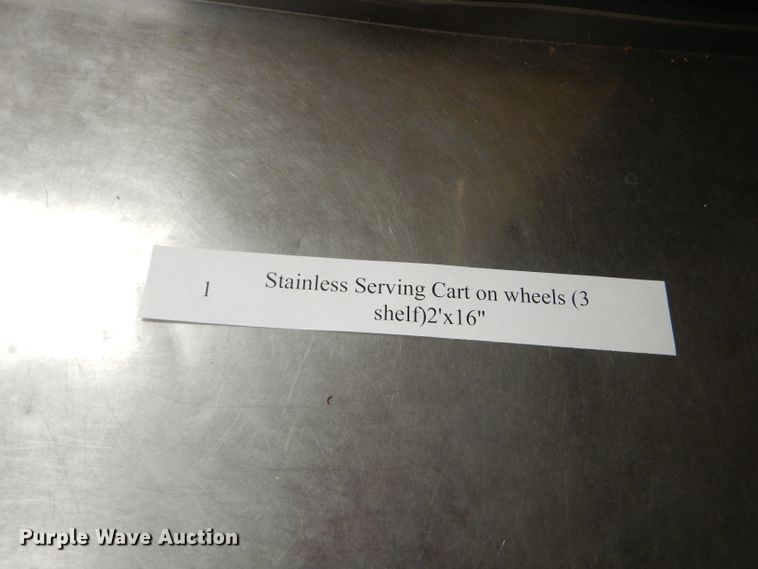 image for item GB9718 Stainless steel top table