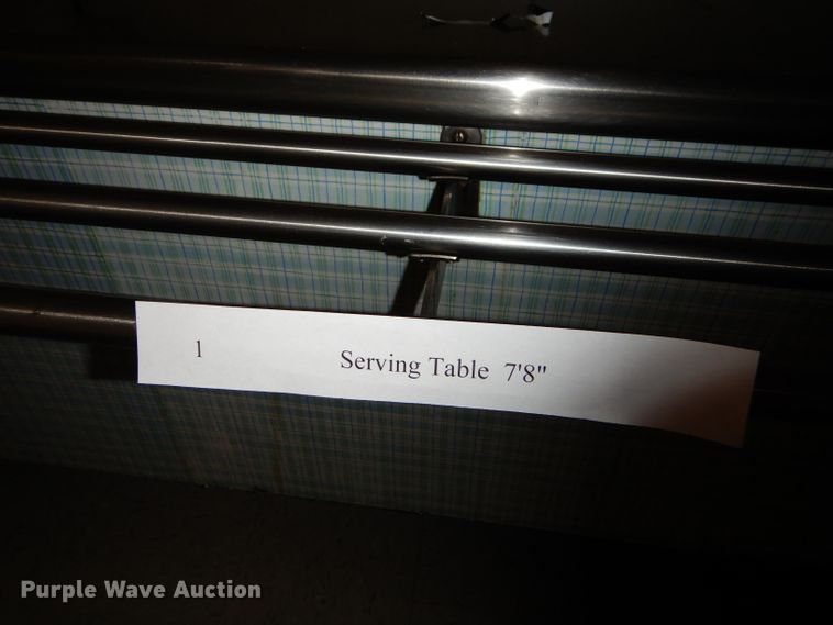 image for item GB9720 Stainless steel serving table