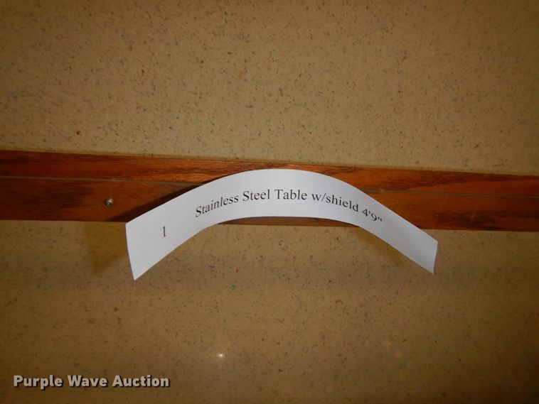 image for item GB9720 Stainless steel serving table